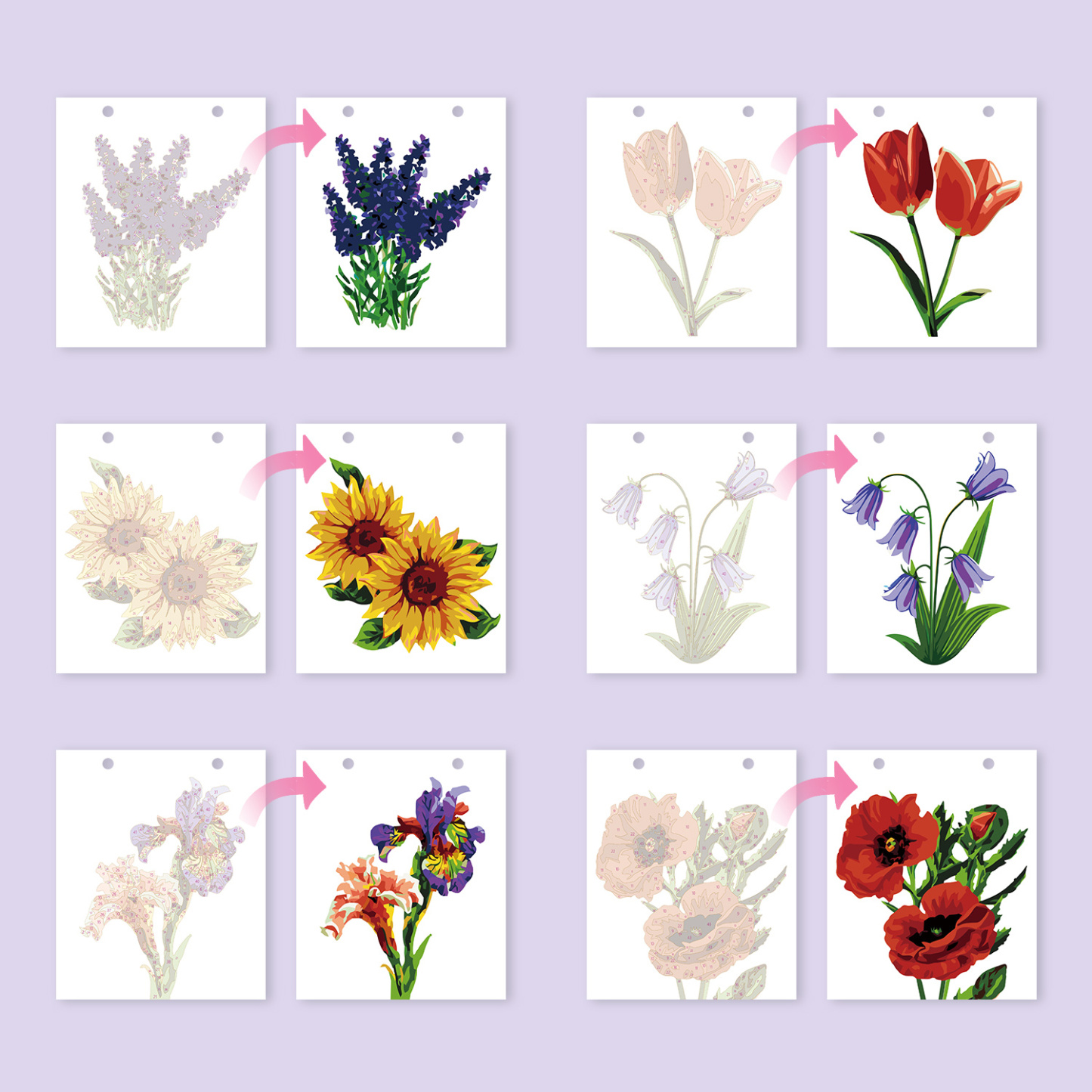 Floral Art Calendar 2026