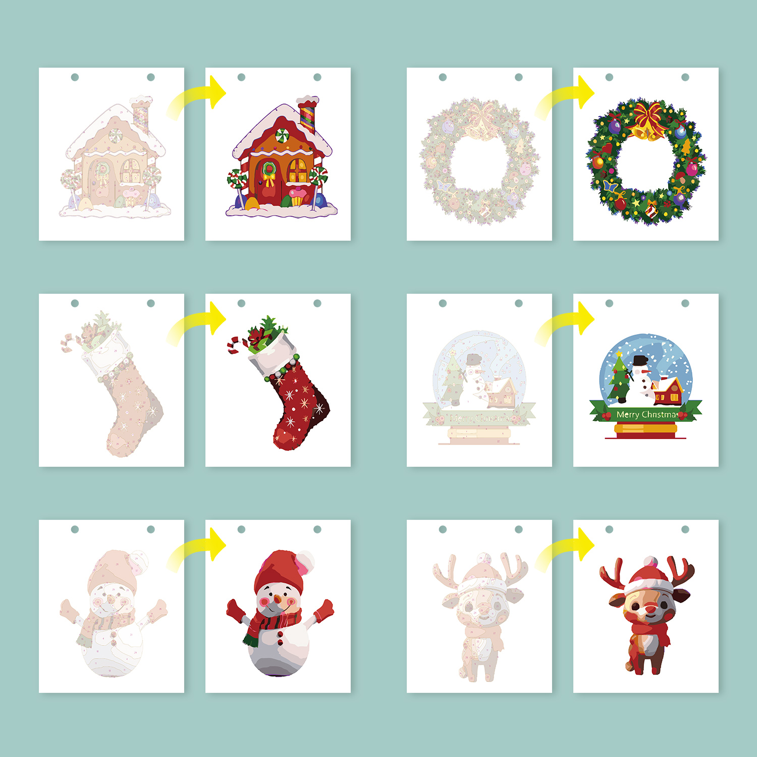 Christmas Elements Calendar Set 2026