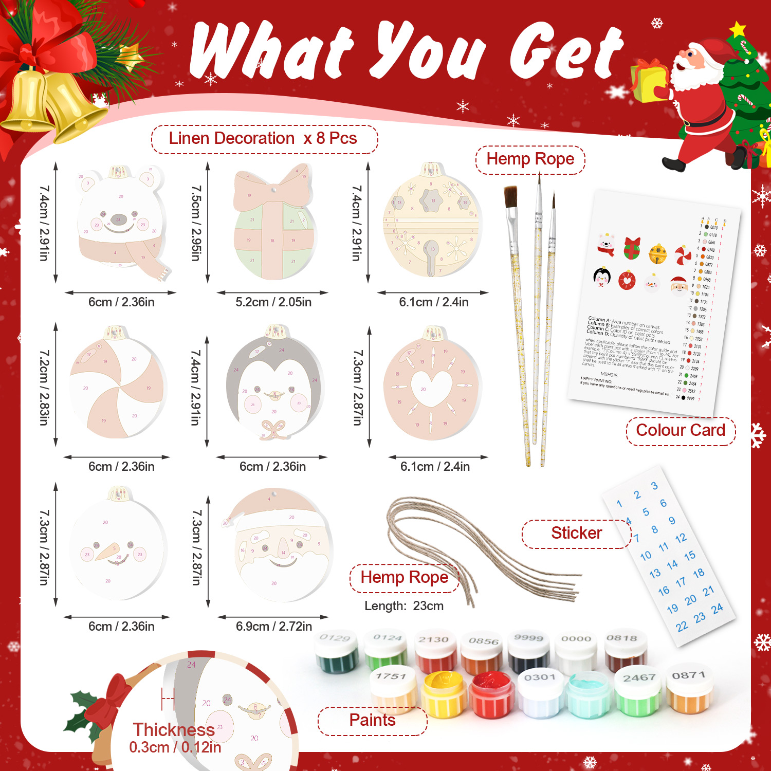 Cozy Christmas Ornaments