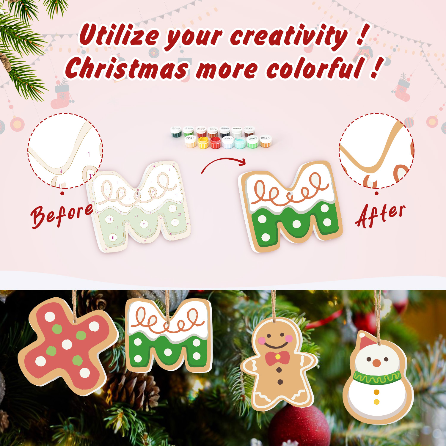 Snowflake Dreams Christmas Ornaments