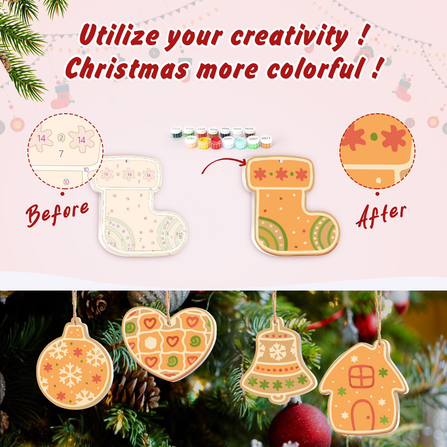 Frosty Fun Christmas Ornaments