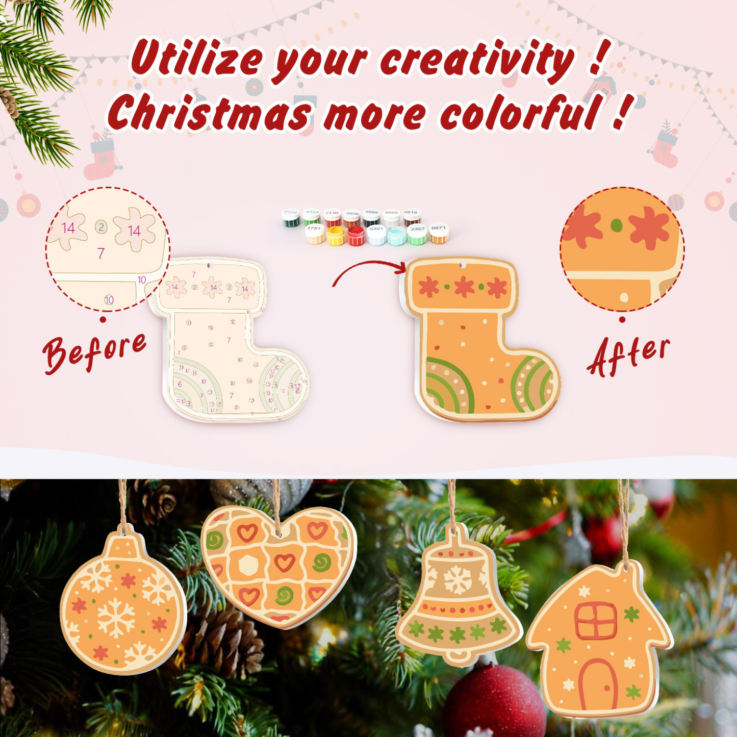 Frosty Fun Christmas Ornaments