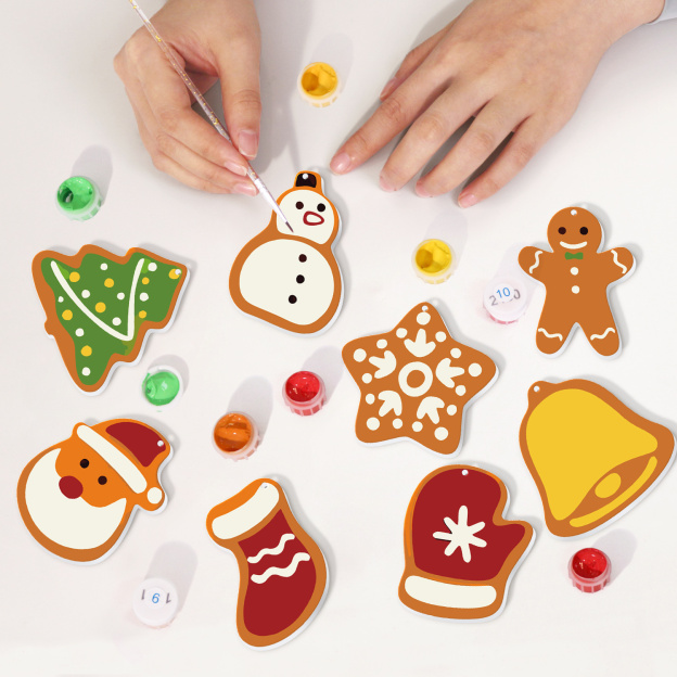 DIY Joy Christmas Ornaments