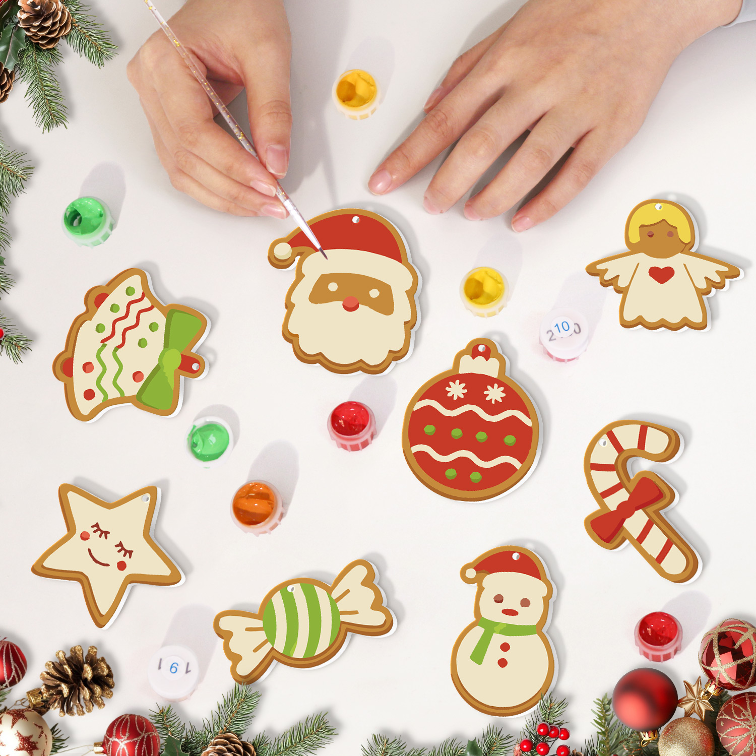 Gingerbread Dreams Christmas Ornaments