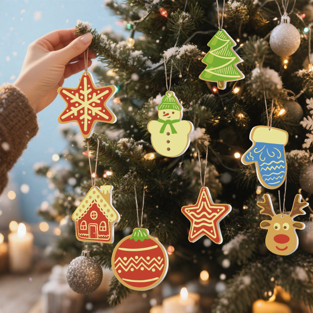 Artful Season Christmas Ornaments