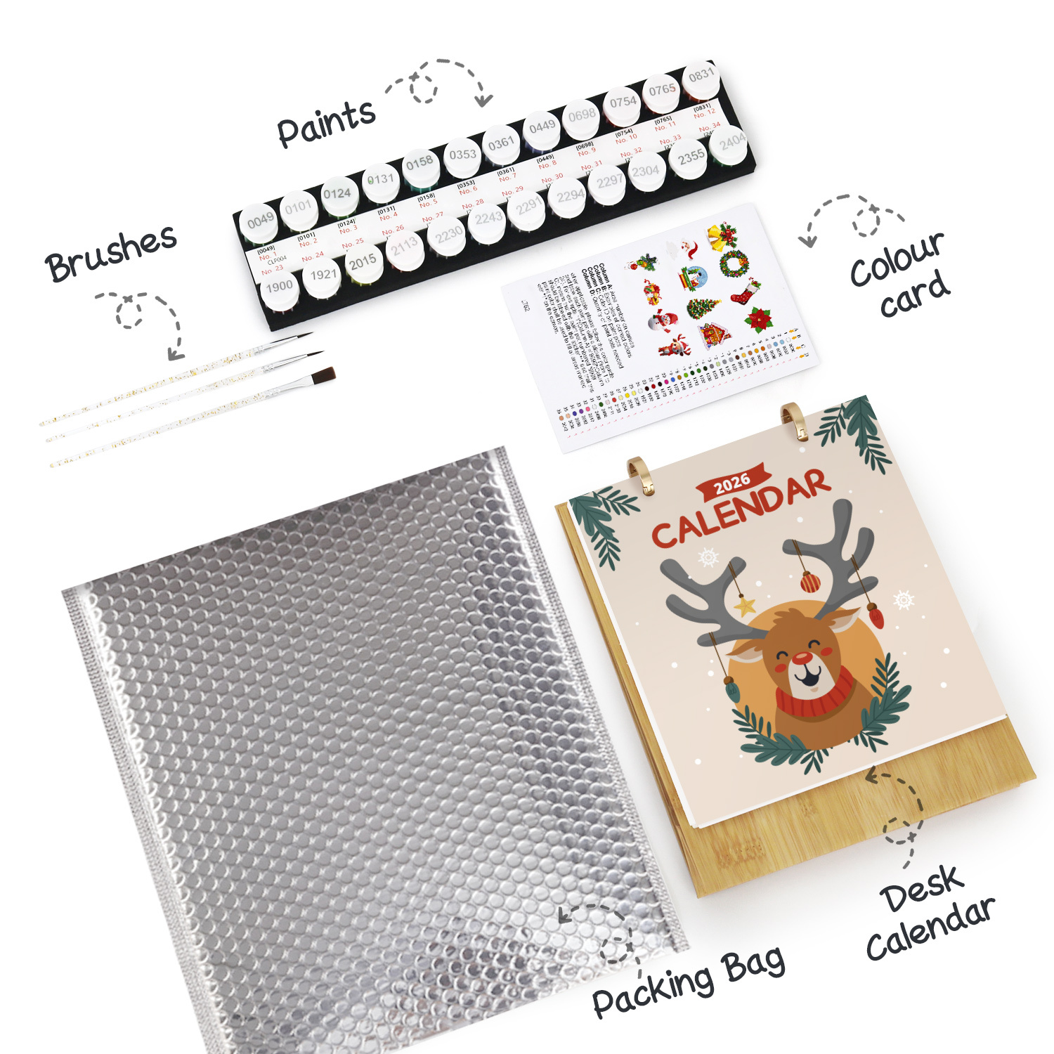 Christmas Elements Calendar Set 2026