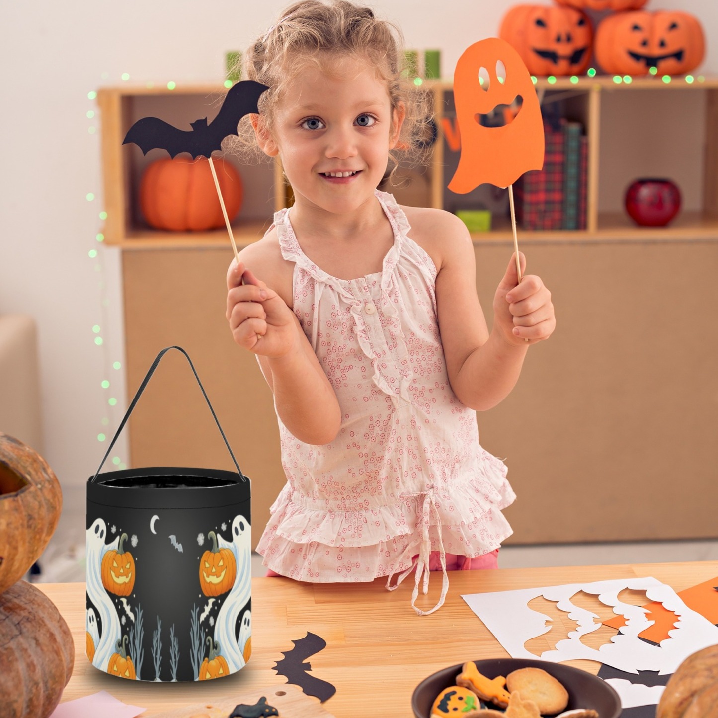 Halloween Ghost Treat Bucket
