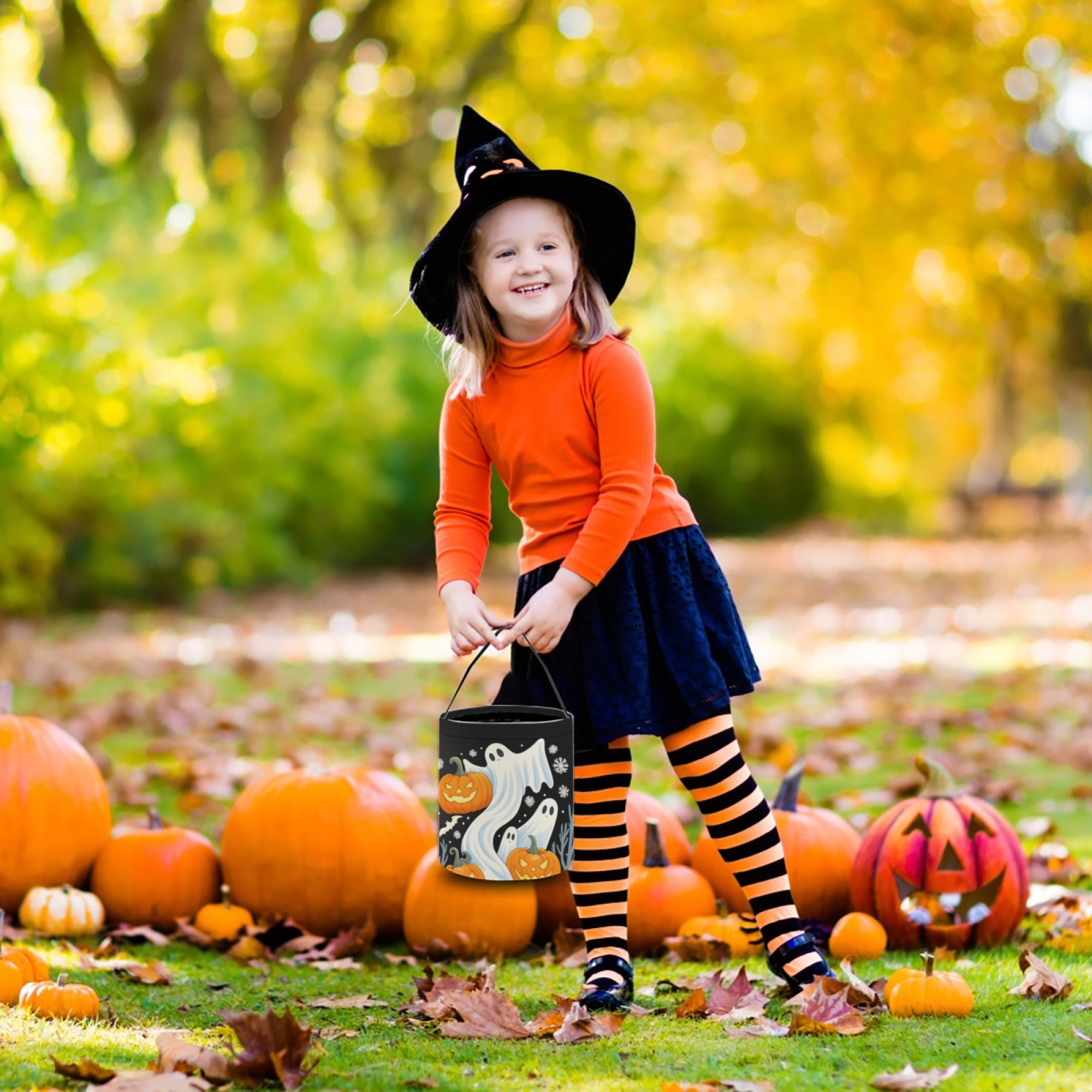 Halloween Ghost Treat Bucket