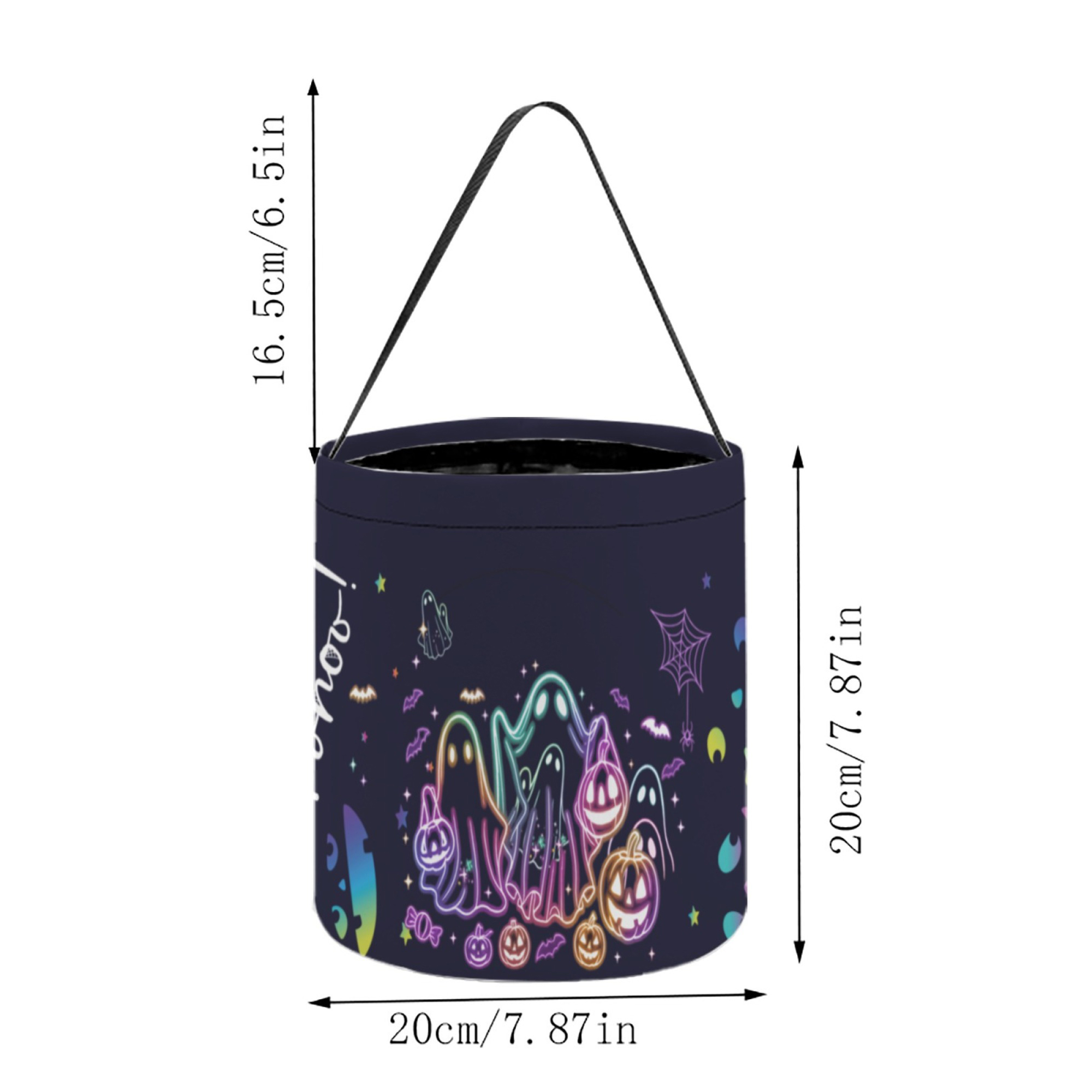 Halloween Neon Treat Bucket