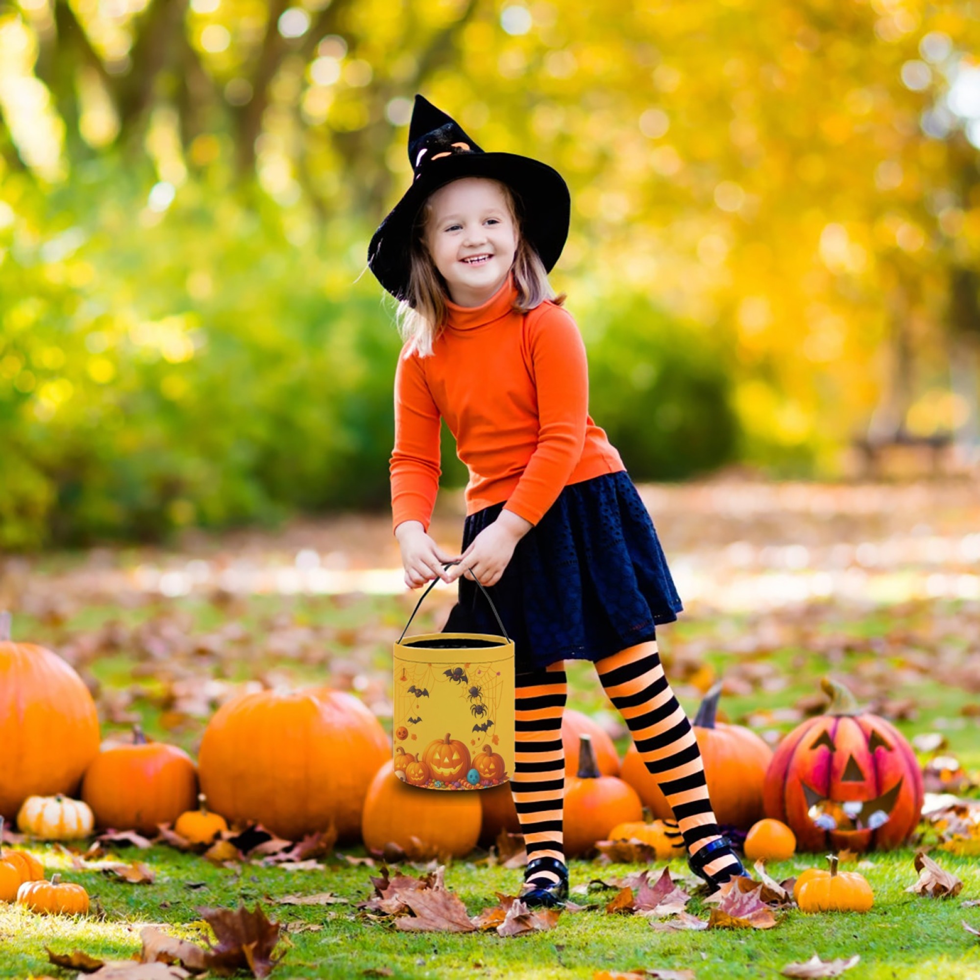 Halloween Spider Treat Bucket