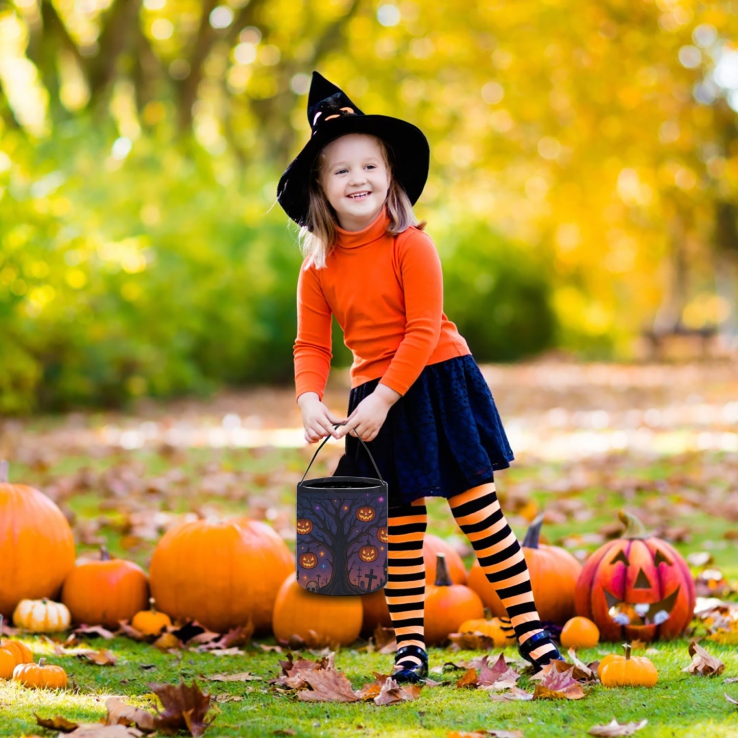 Halloween Tree Treat Bucket