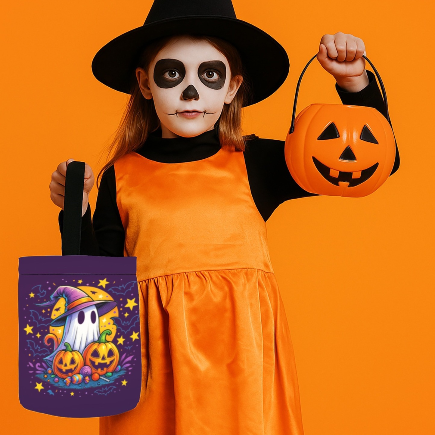 Halloween Wraith Treat Bucket