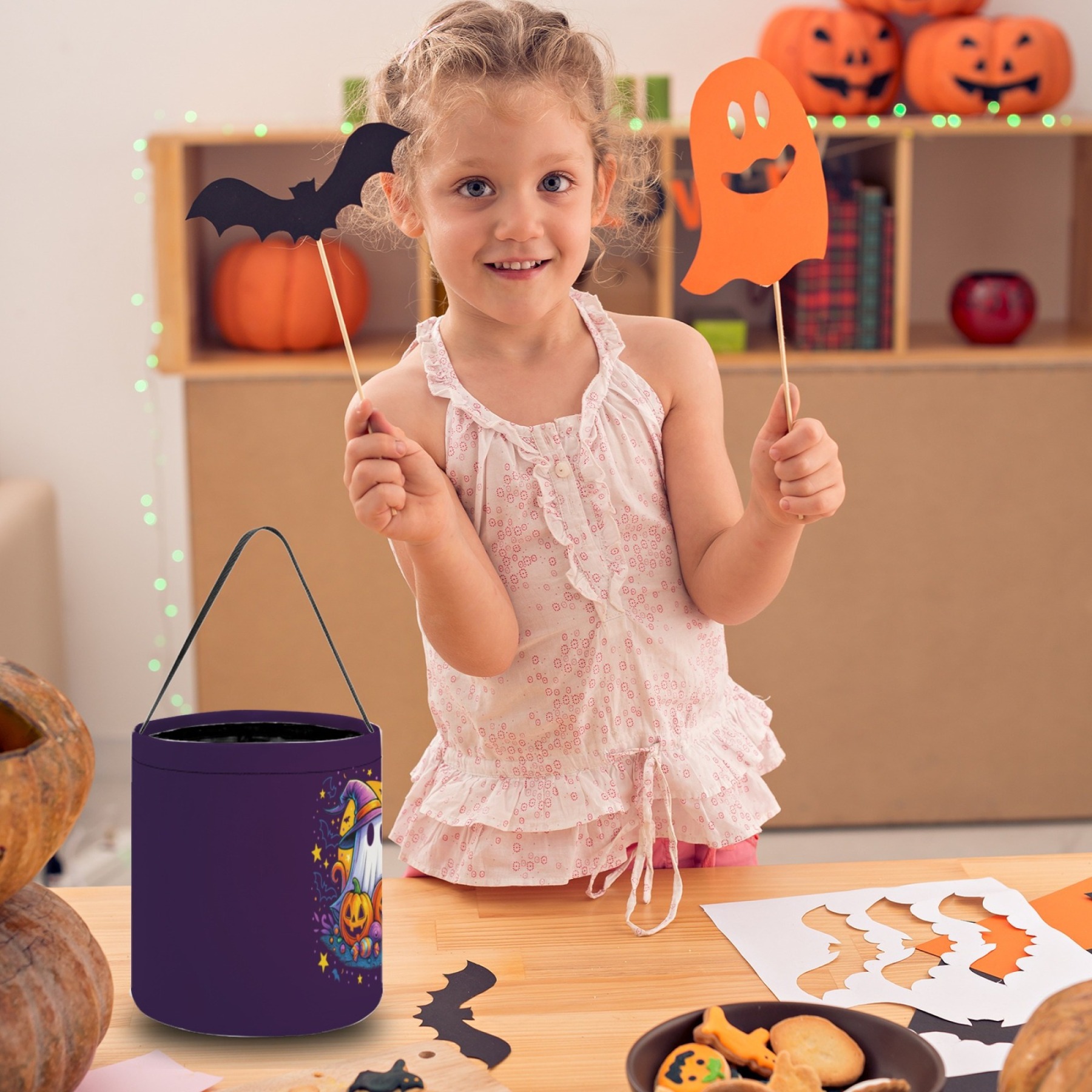 Halloween Wraith Treat Bucket