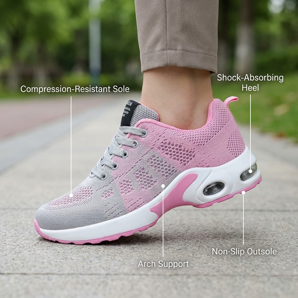 Ortho-Wear™ Pro — 12-Hour Shift Shoes for All-Day Foot, Knee & Back Pain Relief