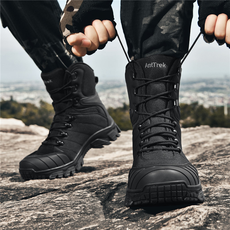 (✅ASTM-Certified & CE Certified) Military Grade Tactical Boots Work Boots Hunting Boots  - Waterproof, Anti-Sprain, Anti-Puncture, Non-Slip, Toe Protection