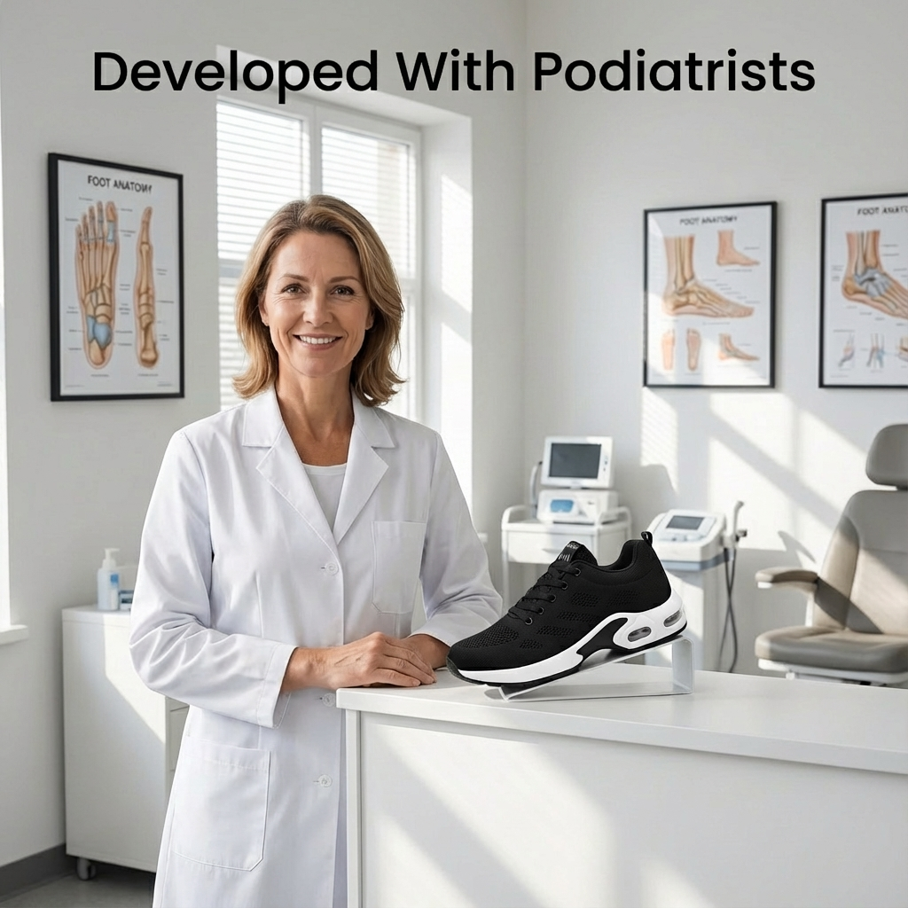 Ortho-Wear™ Pro — 12-Hour Shift Shoes for All-Day Foot, Knee & Back Pain Relief