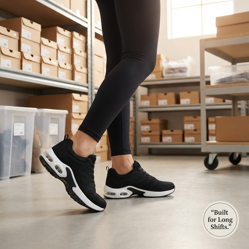 Ortho-Wear™ Pro — 12-Hour Shift Shoes for All-Day Foot, Knee & Back Pain Relief