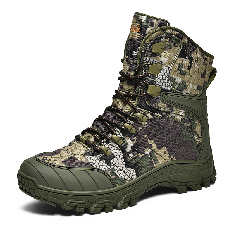 (✅ASTM-Certified & CE Certified) Military Grade Tactical Boots Work Boots Hunting Boots  - Waterproof, Anti-Sprain, Anti-Puncture, Non-Slip, Toe Protection