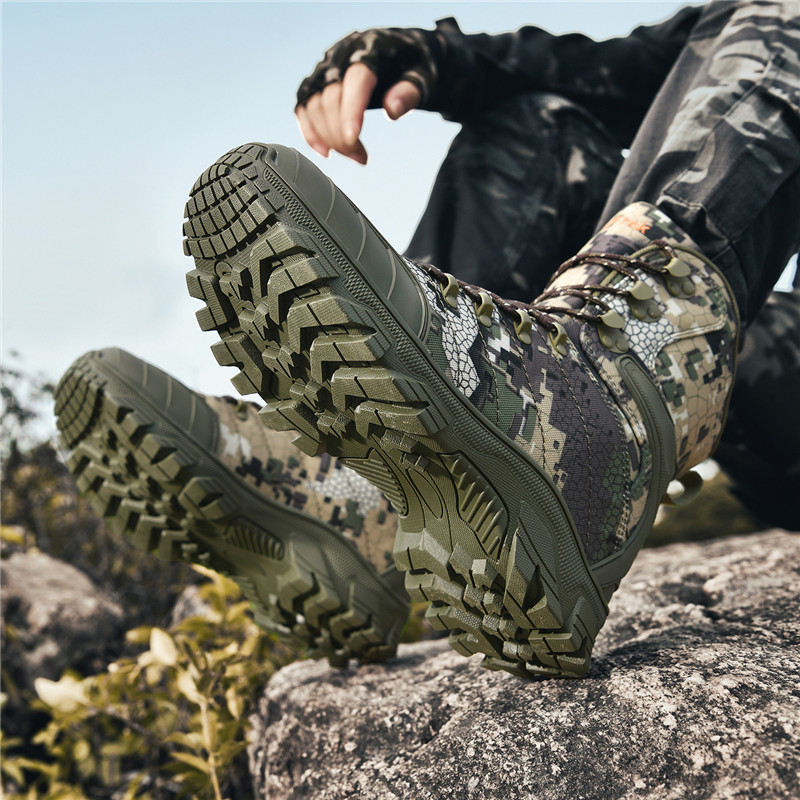 (✅ASTM-Certified & CE Certified) Military Grade Tactical Boots Work Boots Hunting Boots  - Waterproof, Anti-Sprain, Anti-Puncture, Non-Slip, Toe Protection