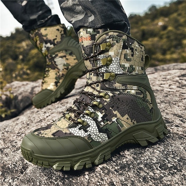 (✅ASTM-Certified & CE Certified) Military Grade Tactical Boots Work Boots Hunting Boots  - Waterproof, Anti-Sprain, Anti-Puncture, Non-Slip, Toe Protection