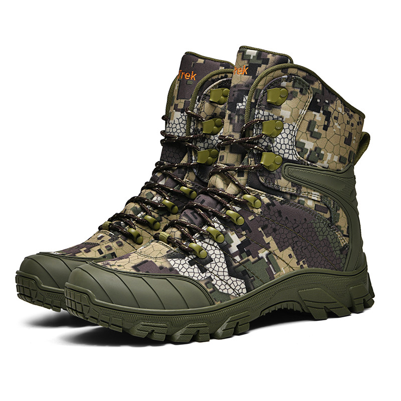 (✅ASTM-Certified & CE Certified) Military Grade Tactical Boots Work Boots Hunting Boots  - Waterproof, Anti-Sprain, Anti-Puncture, Non-Slip, Toe Protection