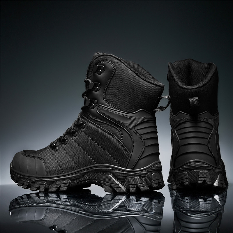 (✅ASTM-Certified & CE Certified) Military Grade Tactical Boots Work Boots Hunting Boots  - Waterproof, Anti-Sprain, Anti-Puncture, Non-Slip, Toe Protection