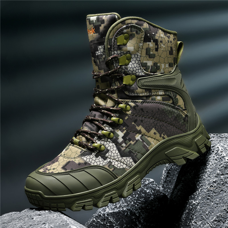 (✅ASTM-Certified & CE Certified) Military Grade Tactical Boots Work Boots Hunting Boots  - Waterproof, Anti-Sprain, Anti-Puncture, Non-Slip, Toe Protection