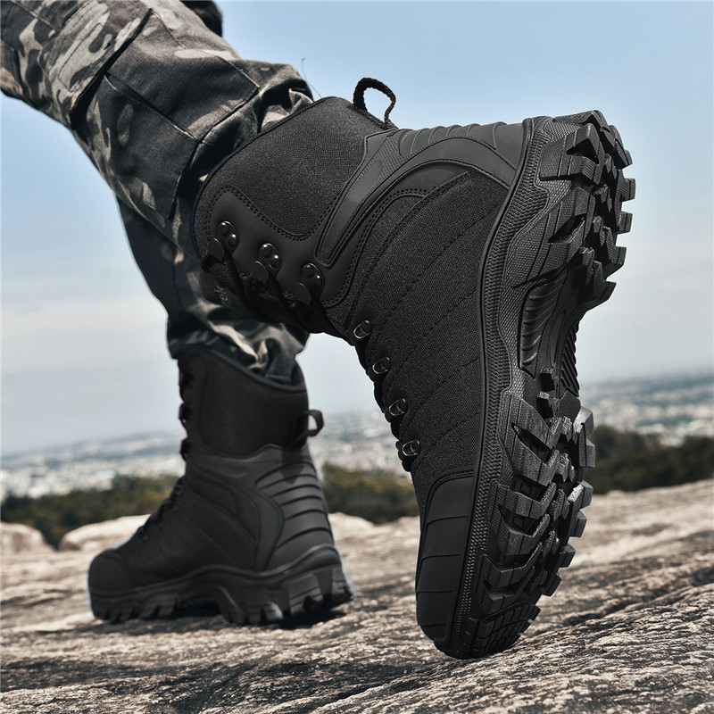 (✅ASTM-Certified & CE Certified) Military Grade Tactical Boots Work Boots Hunting Boots  - Waterproof, Anti-Sprain, Anti-Puncture, Non-Slip, Toe Protection