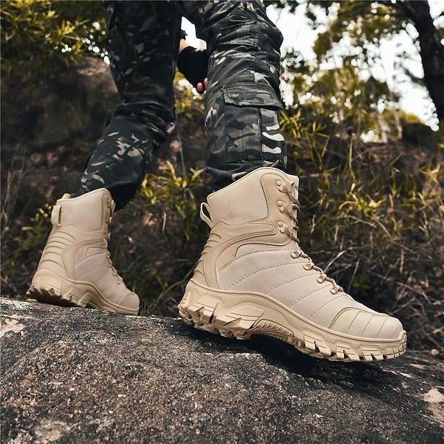 (✅ASTM-Certified & CE Certified) Military Grade Tactical Boots Work Boots Hunting Boots  - Waterproof, Anti-Sprain, Anti-Puncture, Non-Slip, Toe Protection