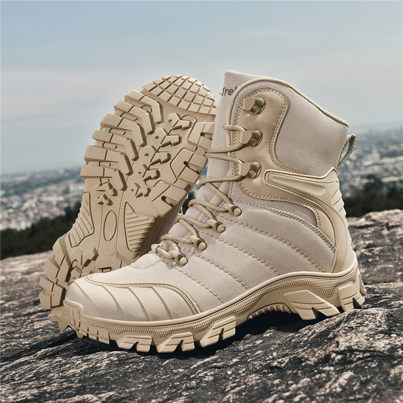 (✅ASTM-Certified & CE Certified) Military Grade Tactical Boots Work Boots Hunting Boots  - Waterproof, Anti-Sprain, Anti-Puncture, Non-Slip, Toe Protection