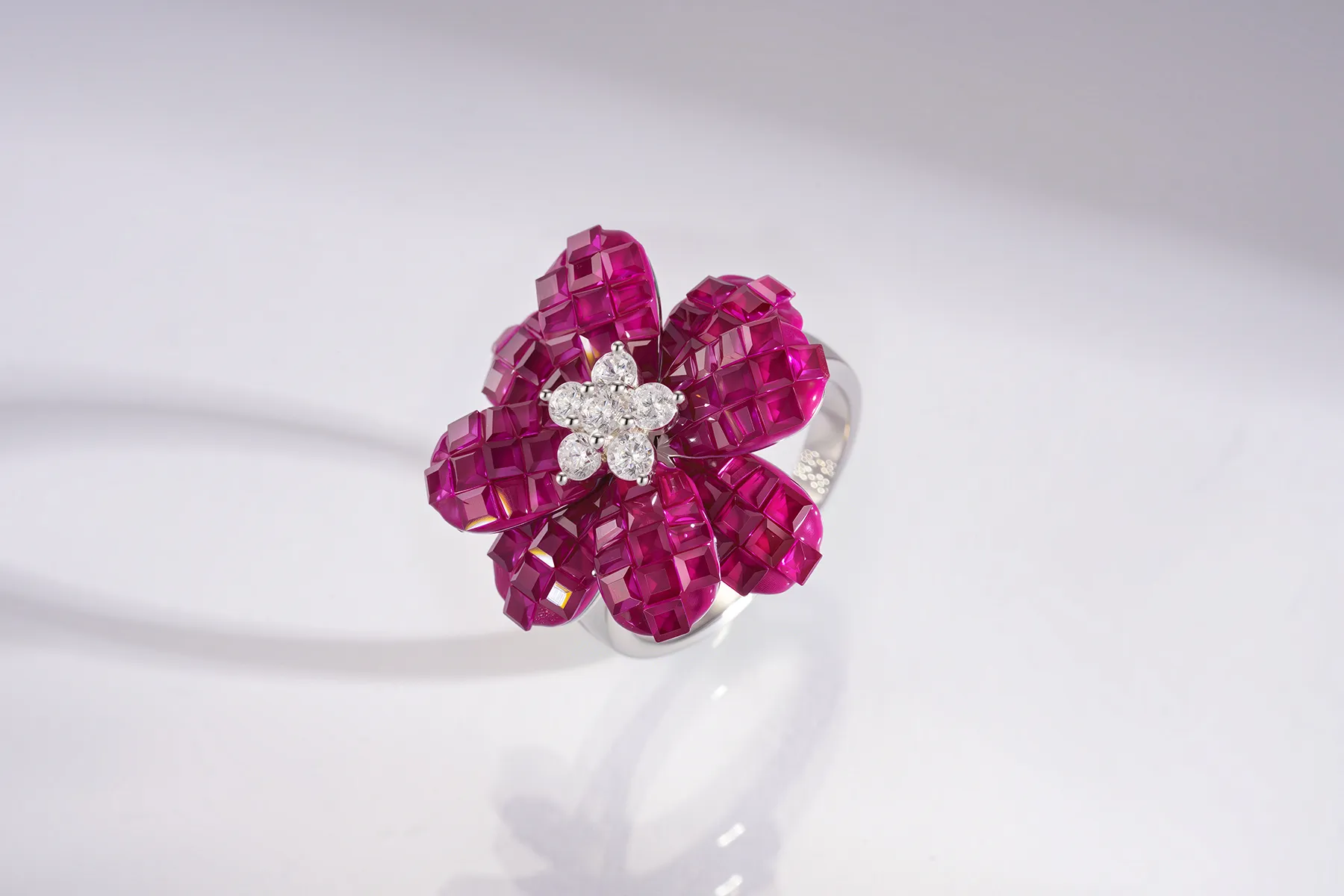 ​​The Scarlet Bloom Cocktail Ring​