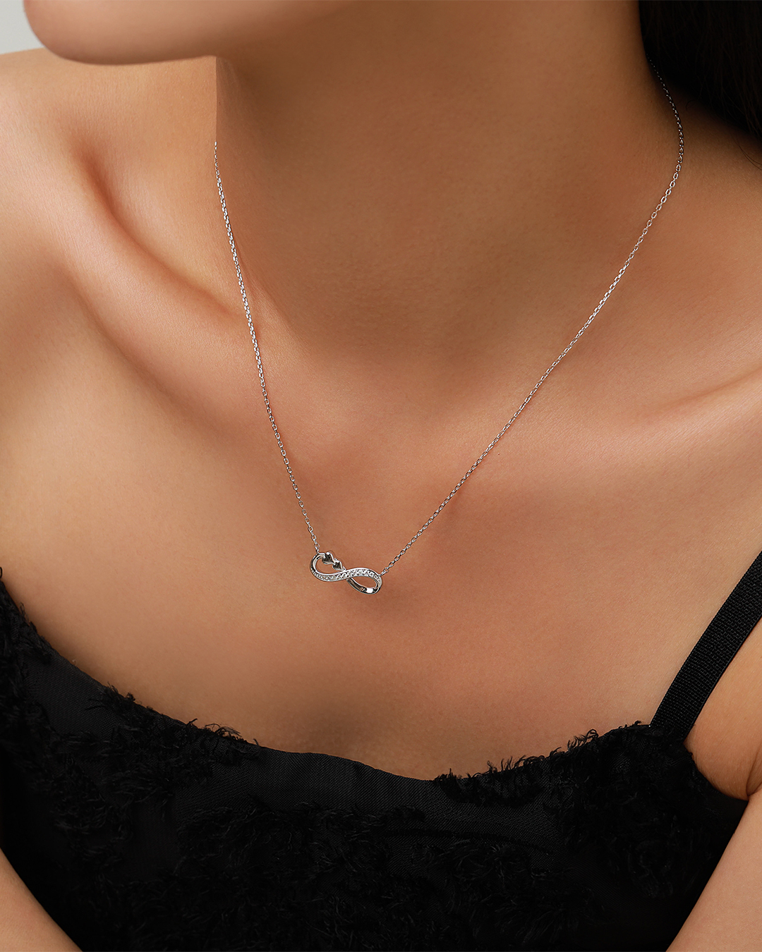 Eternal Love Infinity Heart Necklace​