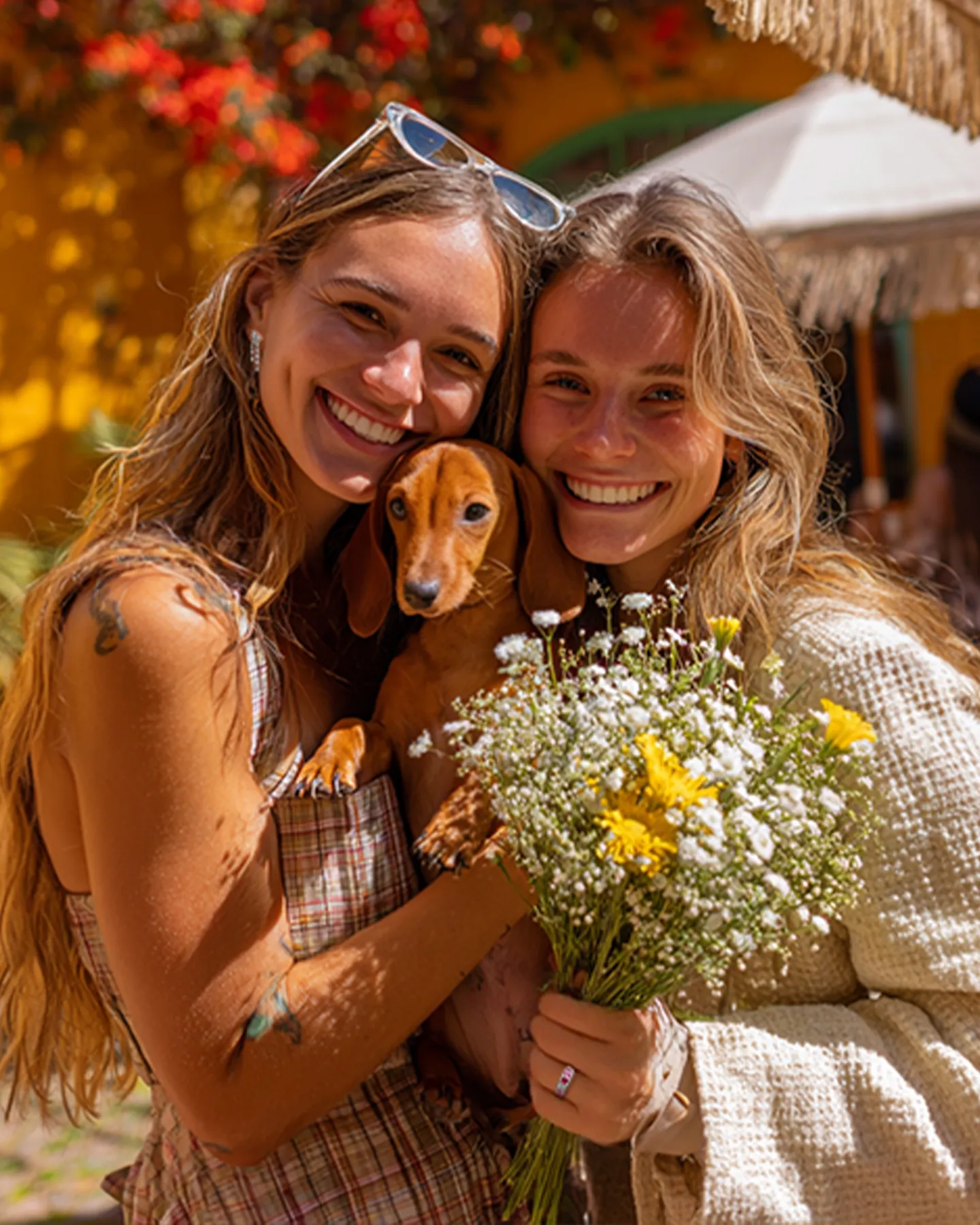 Baguette Waterdrop Drop Earrings​