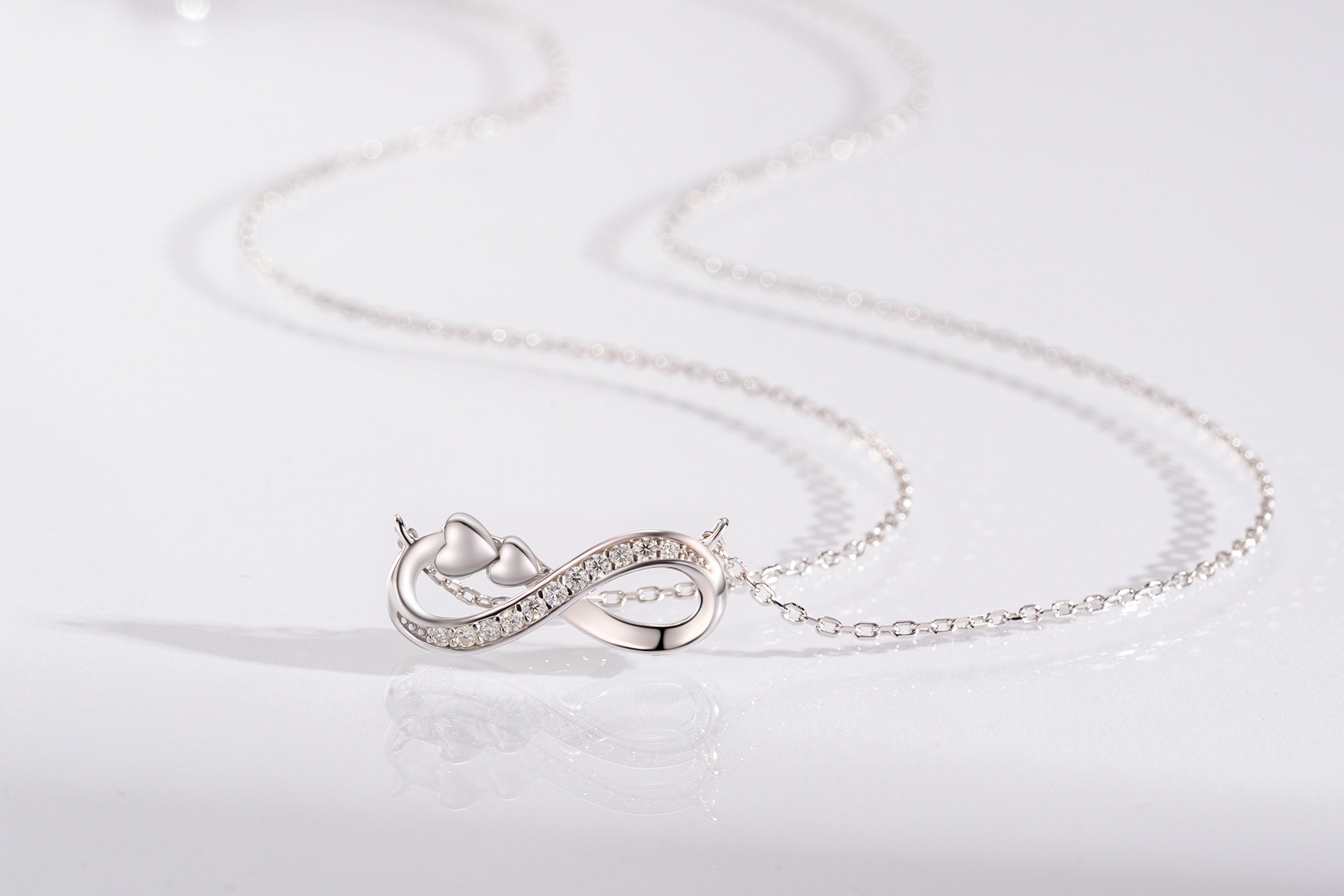 Eternal Love Infinity Heart Necklace​