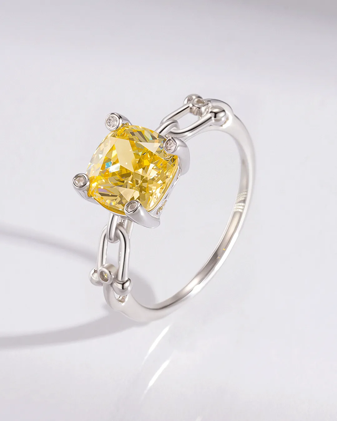 Yellow Gemstone Statement Ring​