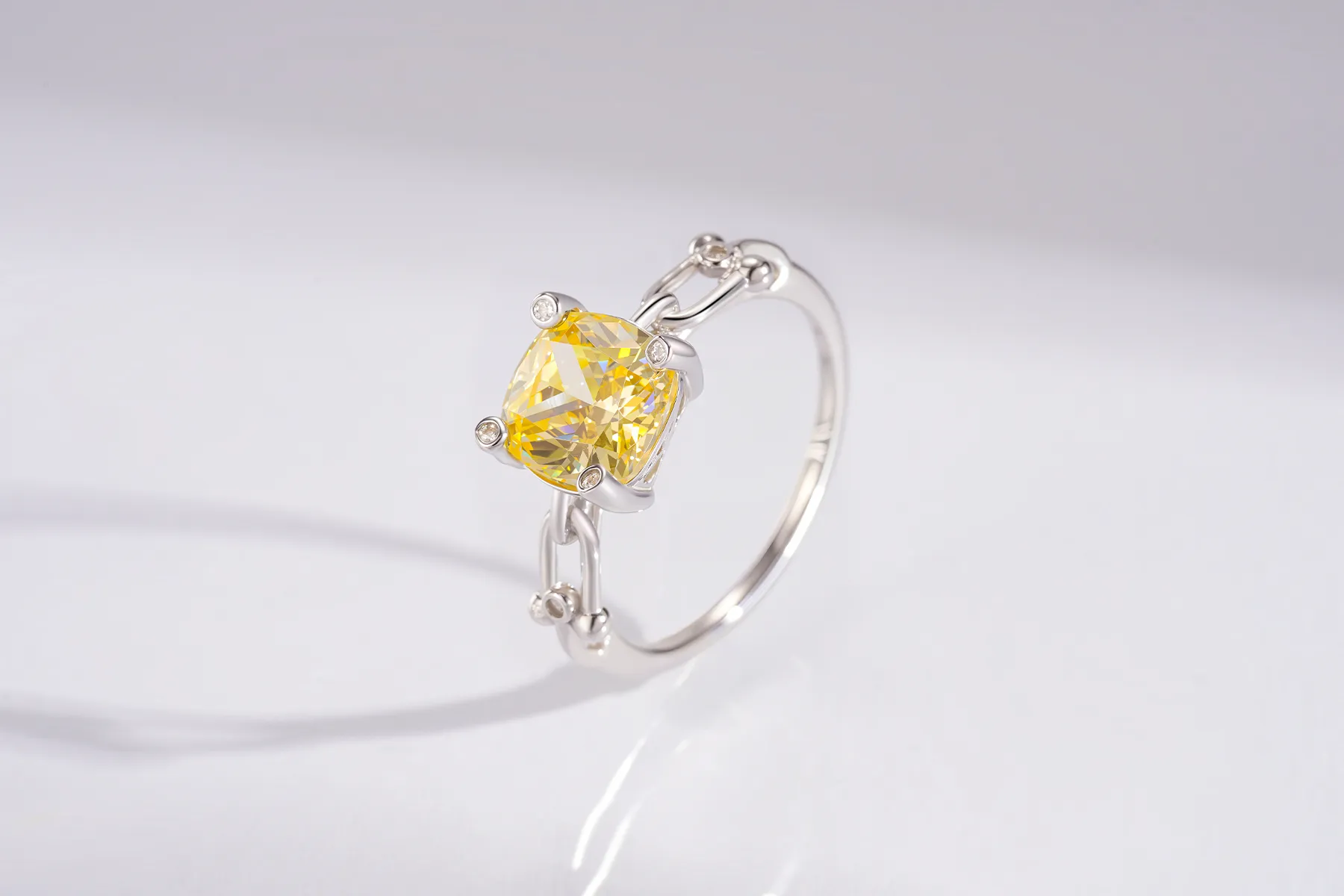 Yellow Gemstone Statement Ring​