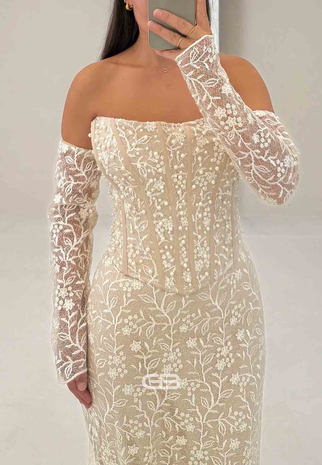 Strapless Floor-Length Trumpet Evening Gowns