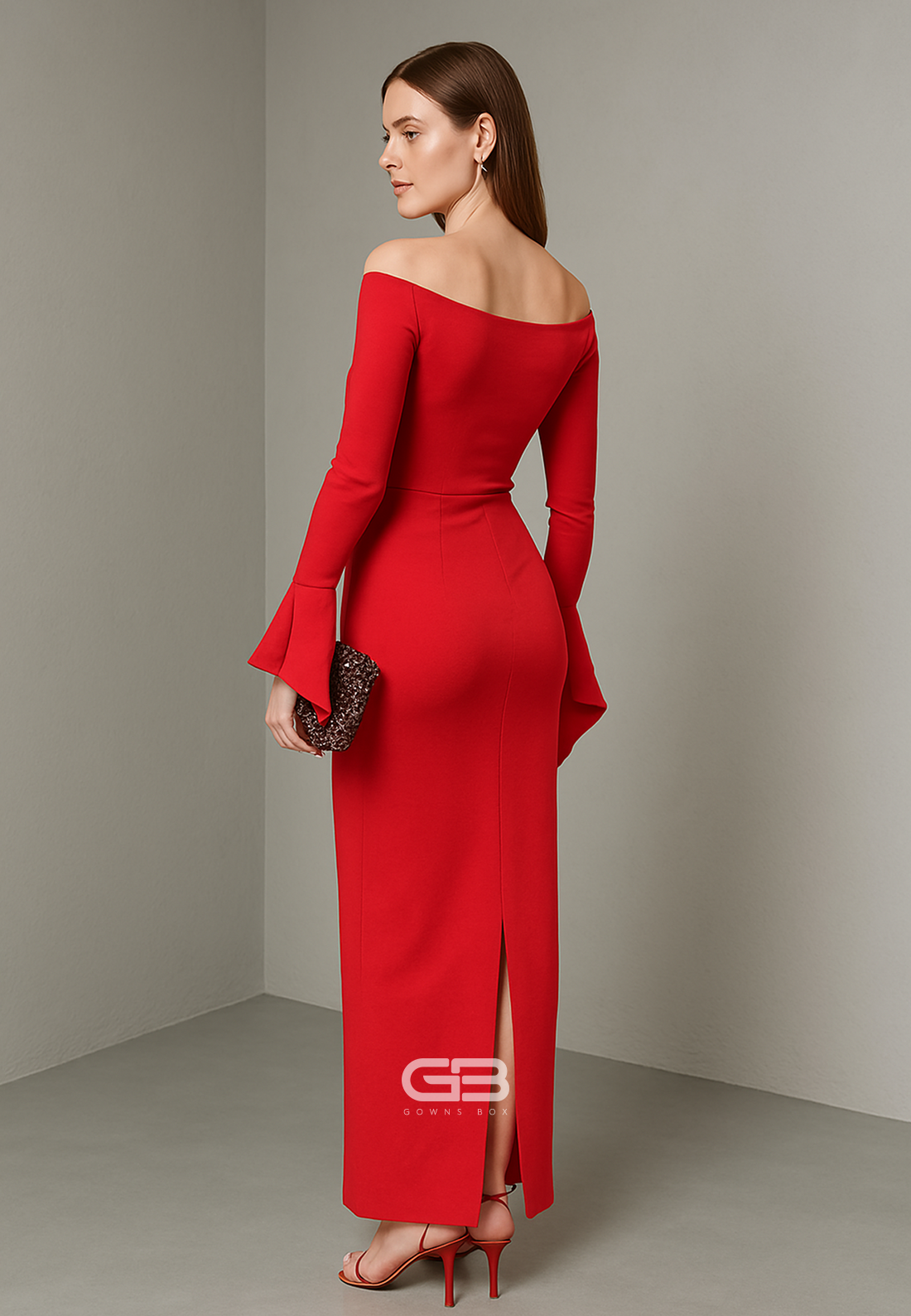Red Off the Shoulder 