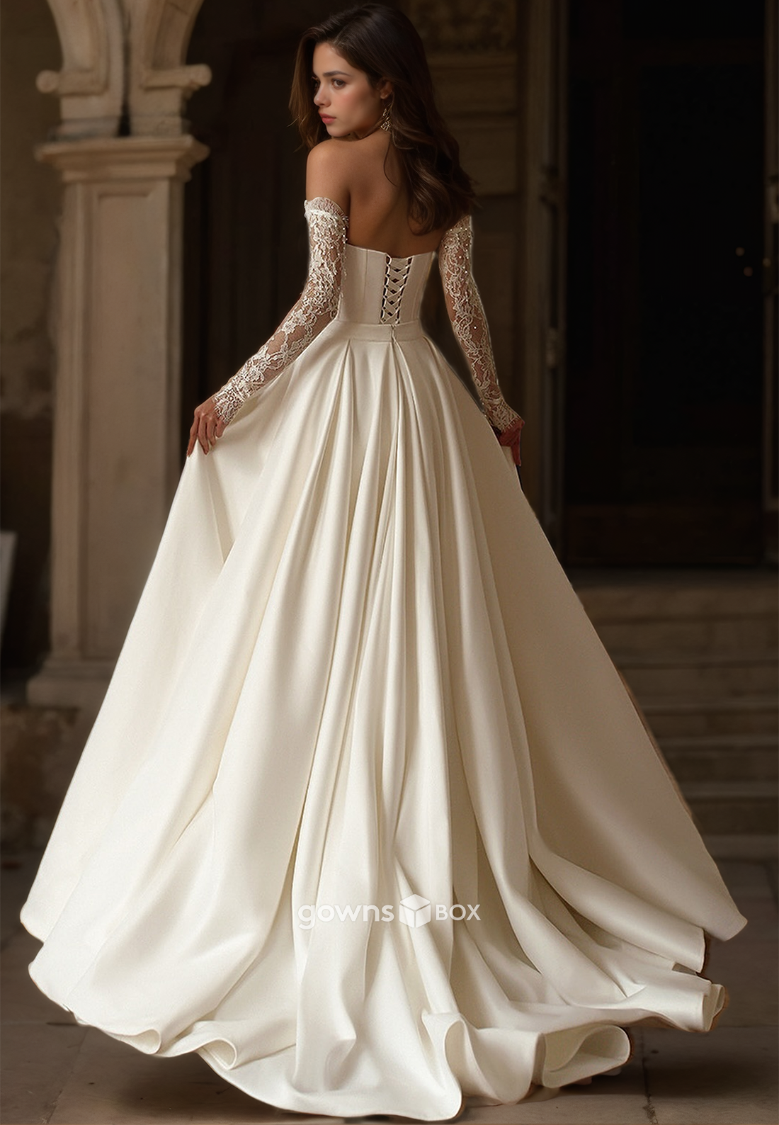 Special Sweetheart Mermaid Applique Beaded Wedding Dress Bride Gown-GownsBox