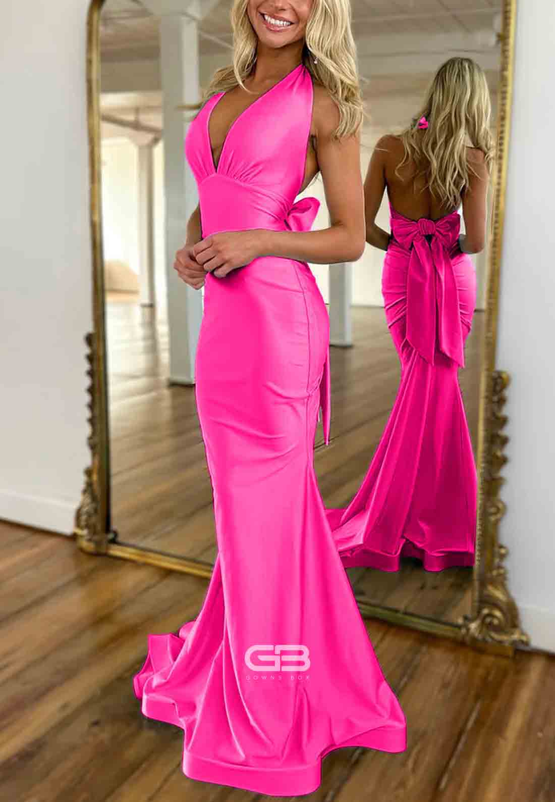 Red Spaghetti Straps Beading Sweetheart Mermaid Evening Gowns With Fea