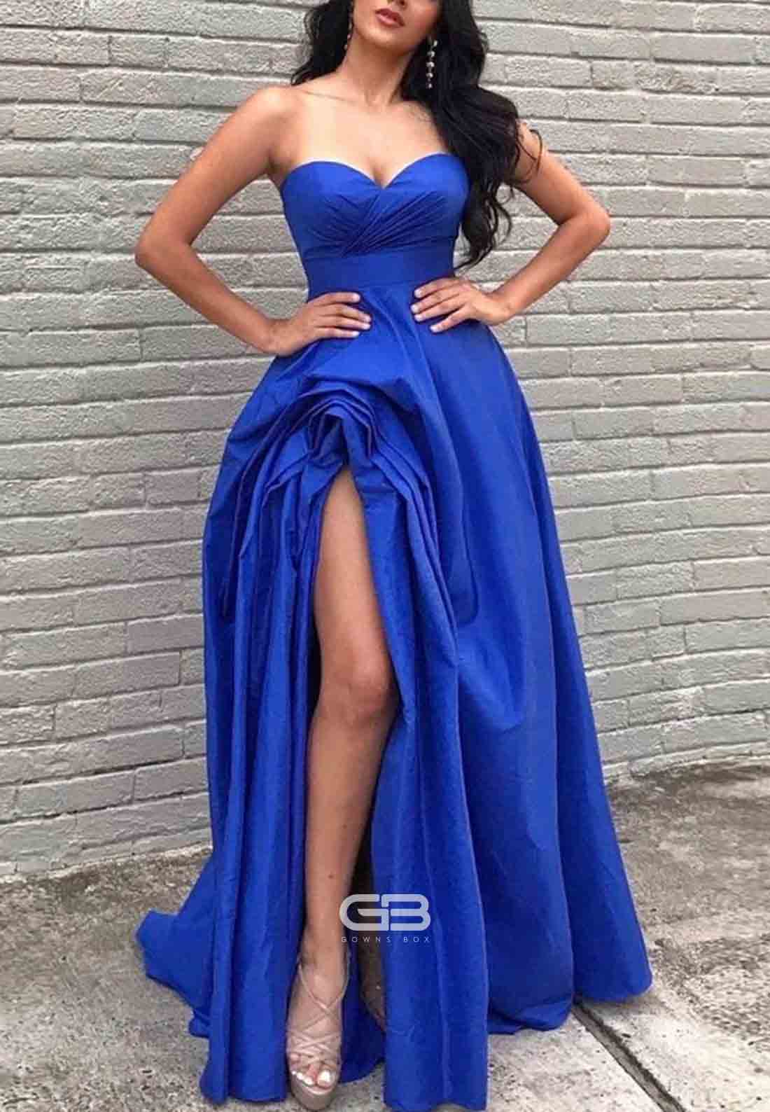 Tie Straps V-Neck Baby Pink Ruched V Back Bust Long Prom Dress