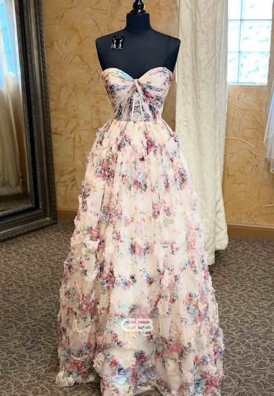 Tie Straps V-Neck Baby Pink Ruched V Back Bust Long Prom Dress