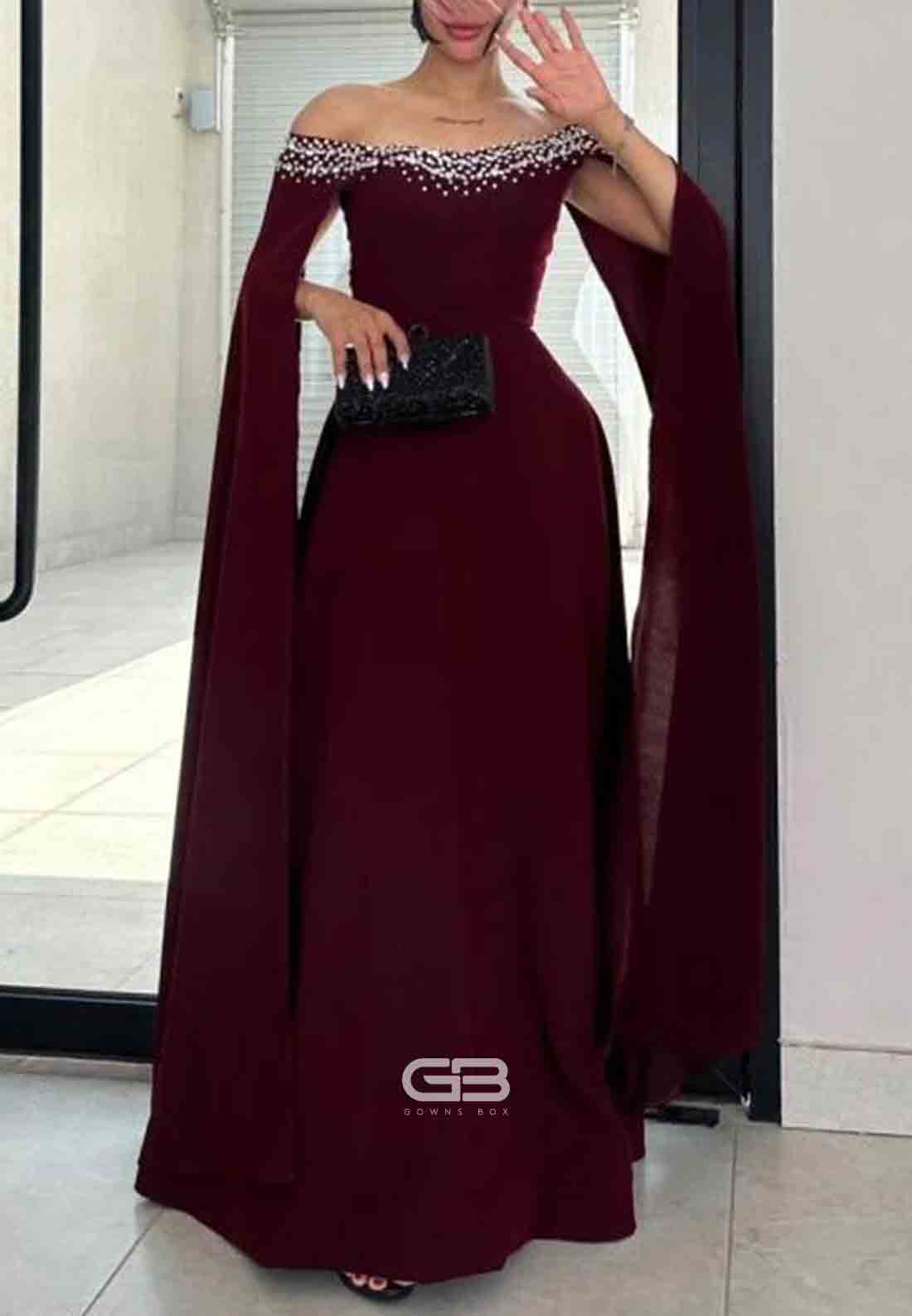 Red Spaghetti Straps Beading Sweetheart Mermaid Evening Gowns With Fea