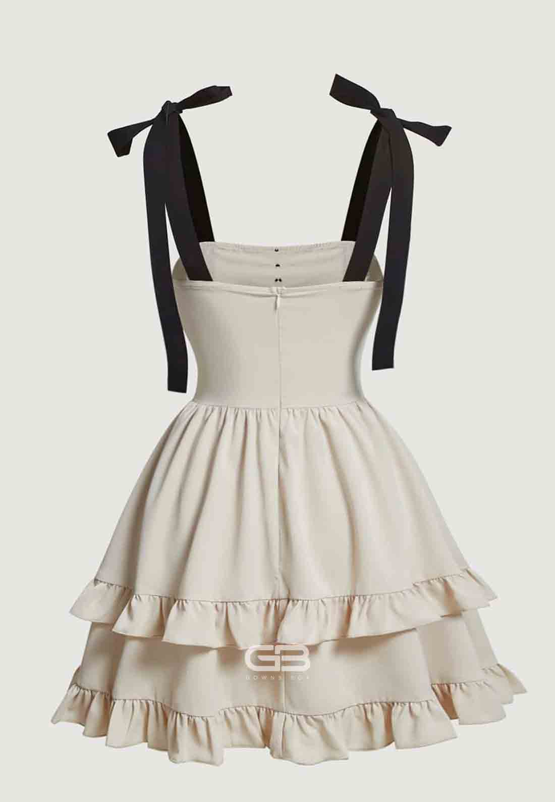 A-Line Ruched Sleeveless Regular Straps Short Homecoming Dresses with Bowknot
