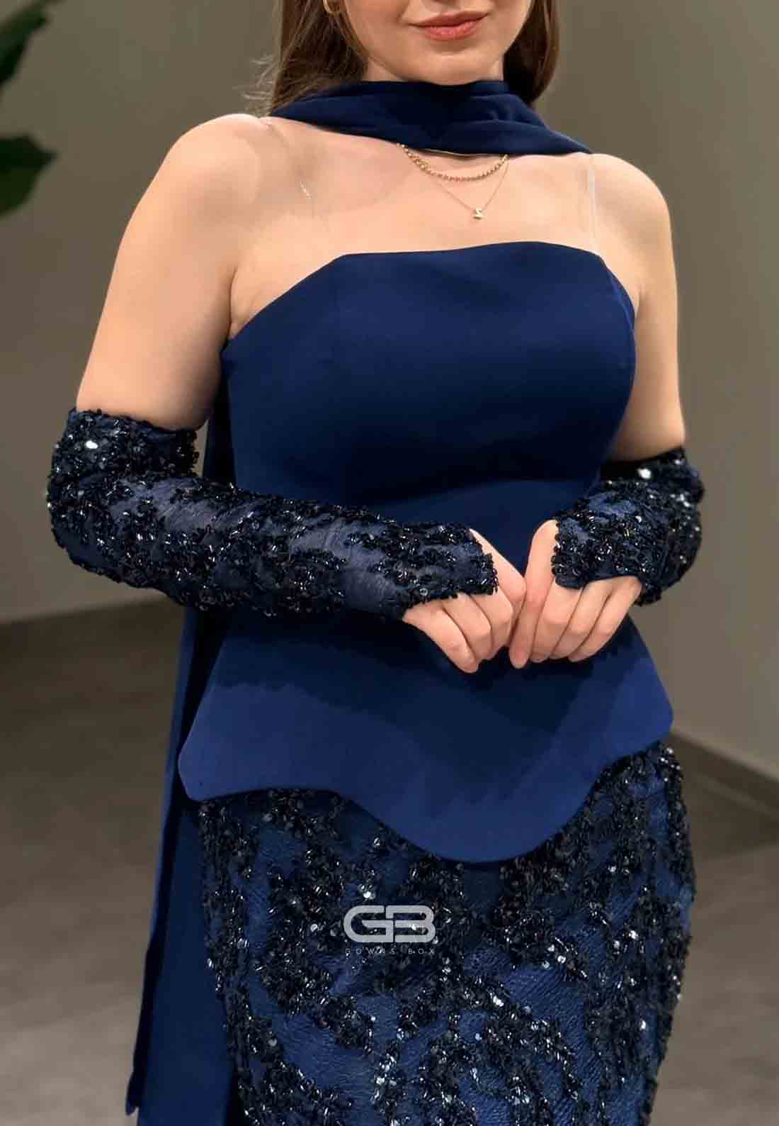 Halter Strapless Floor-Length Corset Evening Gowns with Beading