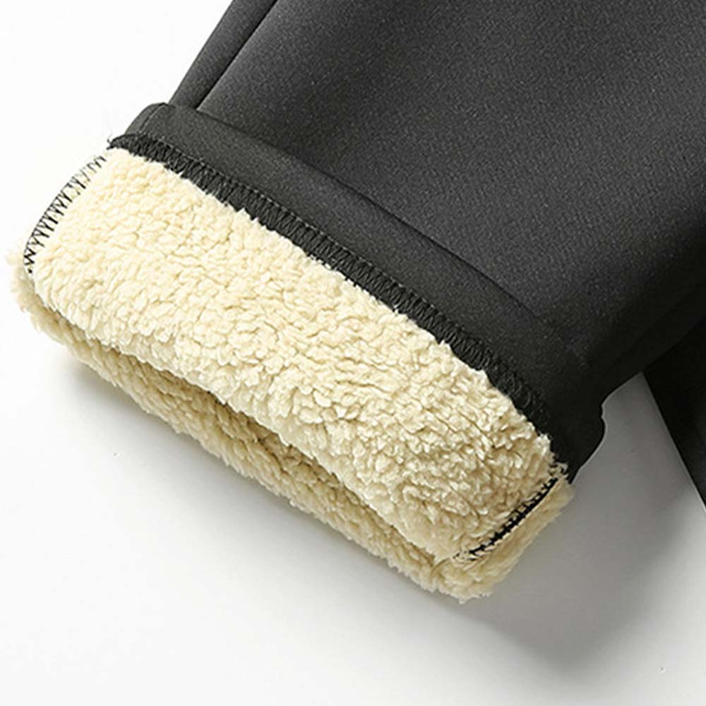 Saphirvogel™ Herren Lambswool Fleece Sweatpants mit Kordelzug