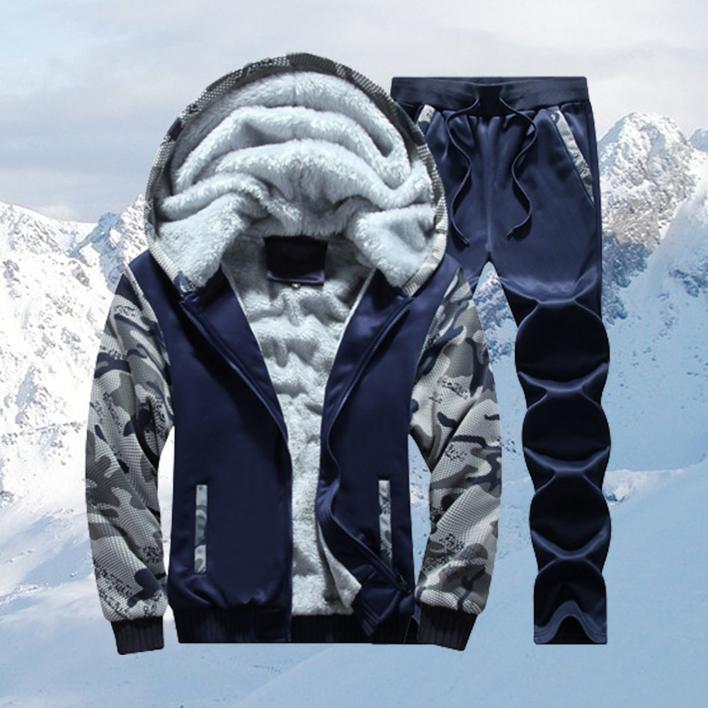 Saphirvogel™ Herren Winterfleece Langarm Sport Zweiteiler