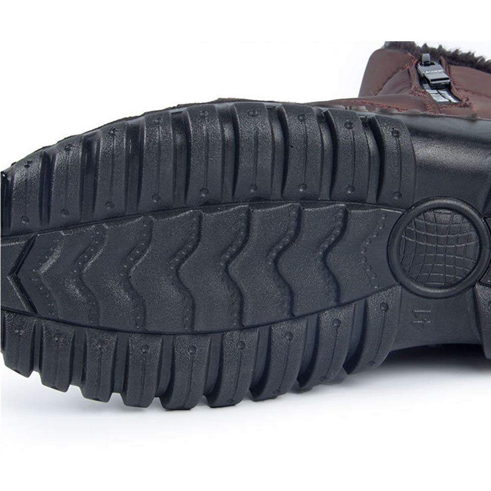 Blauschwan™ Herren Winter Fleece Warm Reißverschluss Schneestiefel