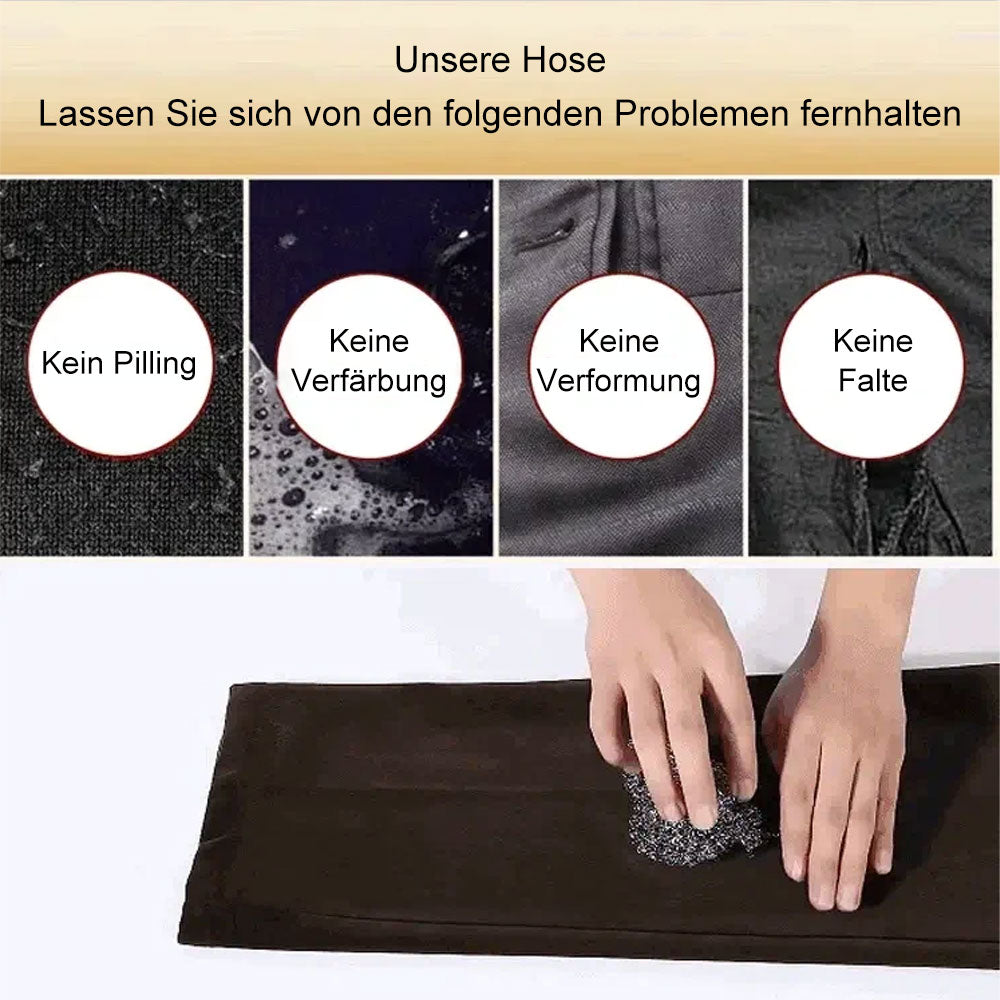 Blauschwan™ Dehnbare gerade lange Cordhose für Männer