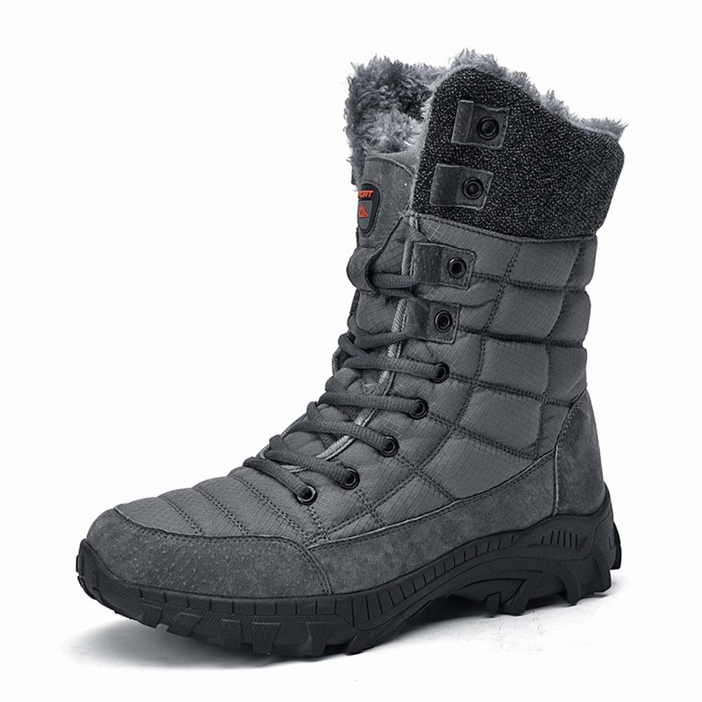 Saphirvogel™ Herren Winter Mid-Calf Pelz Stiefel